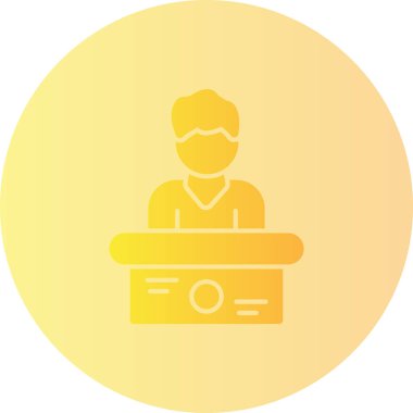 Bir dizüstü bilgisayar simgesinin vektör illüstrasyonu