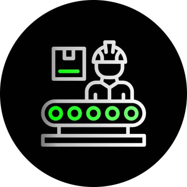 vektör inşaat mühendisi simgesi