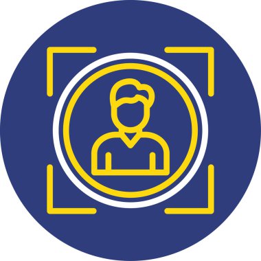 Vektör Adam Simgesi illüstrasyonu