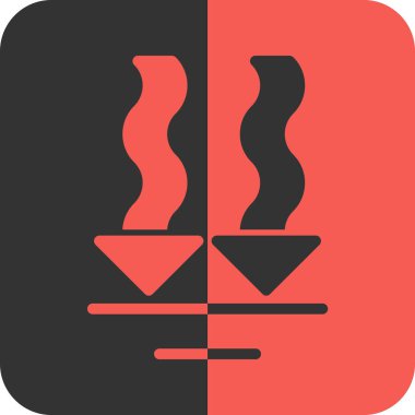 yiyecek ikonu vektör illüstrasyonu