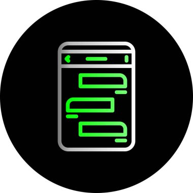 Benzersiz Batarya Vektörü Kabartma Simgesi