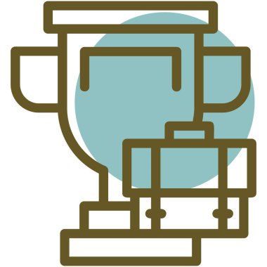 Kahve fincanı. Basit resimleme