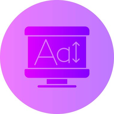 Modern bir simgenin vektör illüstrasyonu