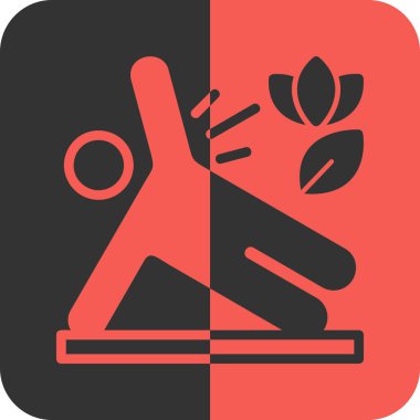 Bir ağaç simgesinin vektör illüstrasyonu