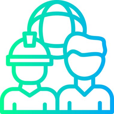 Takım simgesi vektör illüstrasyonu