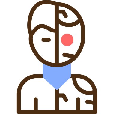 avatar. Web simgesi basit illüstrasyon