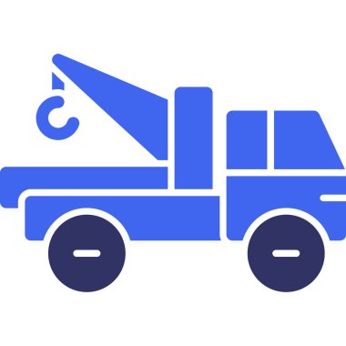 Araba kamyonu. Basit resimleme