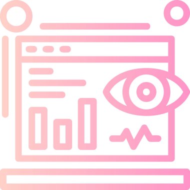 Görsel temas. Web simgesi