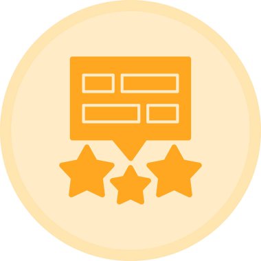 derecelendirme vektör düz illüstrasyon