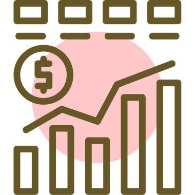 grafik büyüme grafiği simgesi