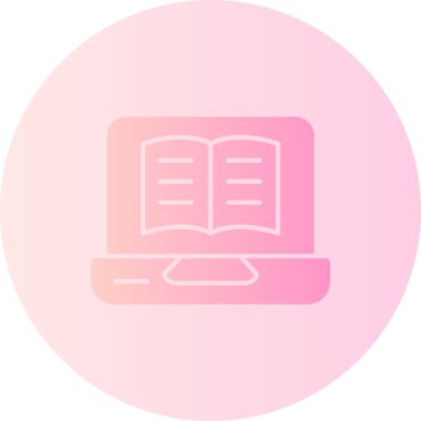 Kitap. Web simgesi basit illüstrasyon