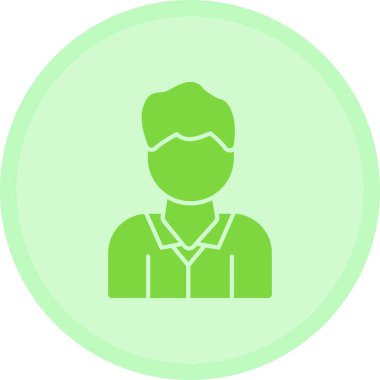 Kadın. Web simgesi basit illüstrasyon