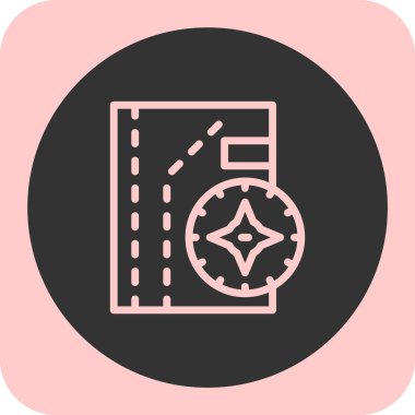 Pusula simgesi vektör resimlemesi