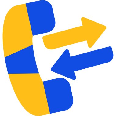 Bir bayrak simgesinin vektör illüstrasyonu