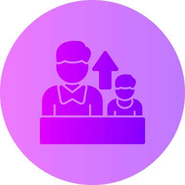 Takım elbiseli bir adamın vektör çizimi