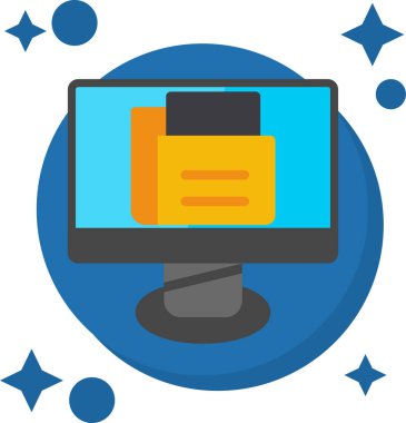 Simgeli bilgisayar masaüstü