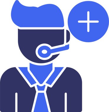 İş. Web simgesi basit illüstrasyon