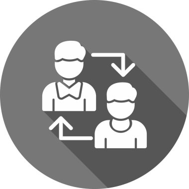 insanlar simge vektör illüstrasyonu