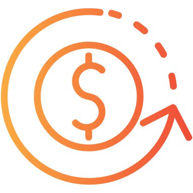 para para birimi simgesi ana hat biçiminde