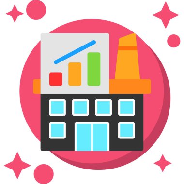 bar çizelgesi düz vektör simgeleri