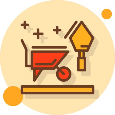 inşaat simgesi vektör illüstrasyonu