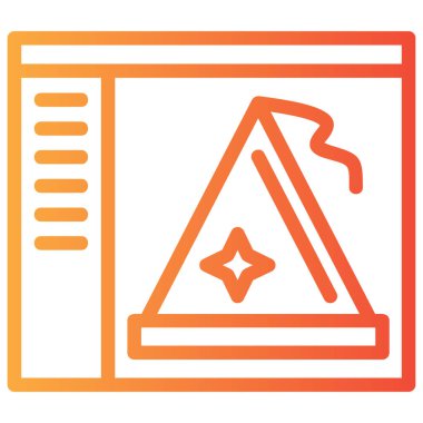 seo modern simgesinin vektör illüstrasyonu