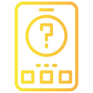 akıllı telefon simgesi, vektör tasarımı