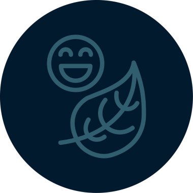 Mutlu bebek simgesi, vektör illüstrasyonu