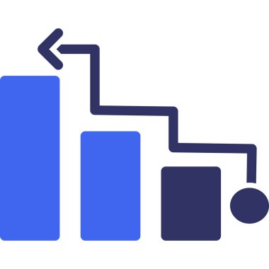 Bar çizelgesi. vektör simgesi