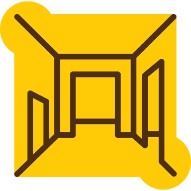 Bina simgesi. vektör illüstrasyonu