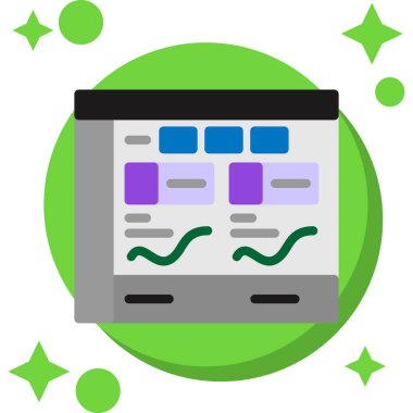 İnternetten alışveriş. Basit resimleme