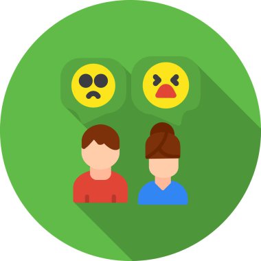 üzgün yüz simgesi vektör illüstrasyonu