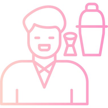 Adam meşrubat ikonunu pürüzsüz bir şekilde içiyor