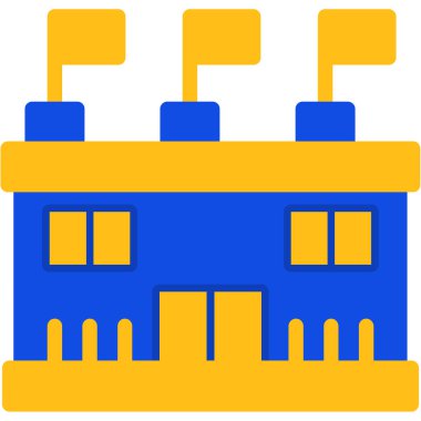 Ev. Web simgesi basit illüstrasyon