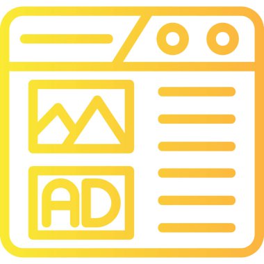 reklam reklam pazarlama simgesi