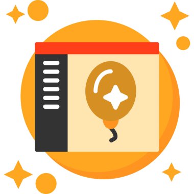 Çizgi film arkaplanının vektör çizimi