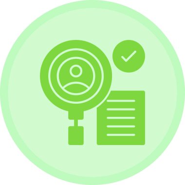 Büyüteç simgesi. vektör illüstrasyonu