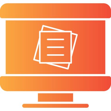 Pano web simgesi basit vektörü