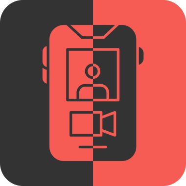 kamera simgesi vektör illüstrasyonu