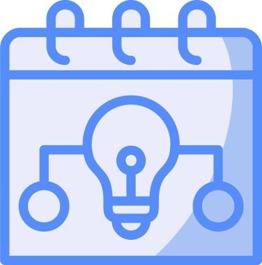 Takvim simgesi vektör illüstrasyonu