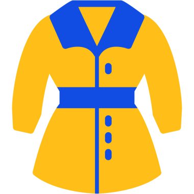 Moda ceketi. Basit vektör illüstrasyonu