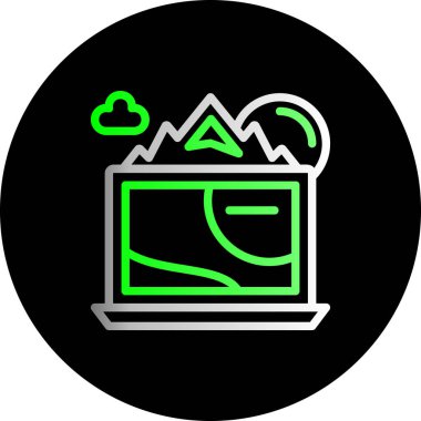 Noel hediye kutsal kişilerin resmi, vektör çizim