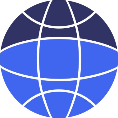 Küresel simge vektör illüstrasyonu