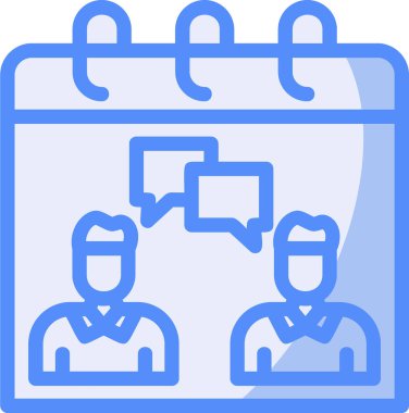 Konuş. Web simgesi basit illüstrasyon