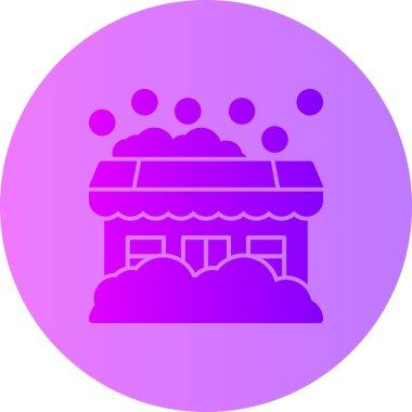 Restoran. Web simgesi basit illüstrasyon