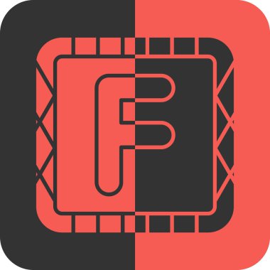 Tek dosya simgesinin vektör illüstrasyonu