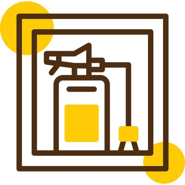 Modern oto tamir simgesinin vektör illüstrasyonu