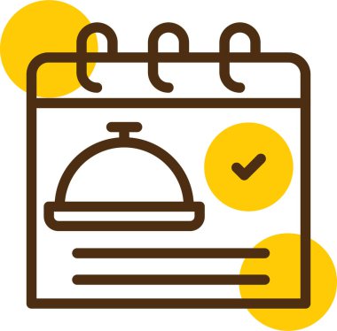 Takvim. Web simgesi basit illüstrasyon