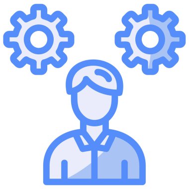 Teçhizat Web simgesi basit illüstrasyon