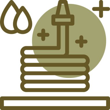 enerji ikonu vektör illüstrasyonu